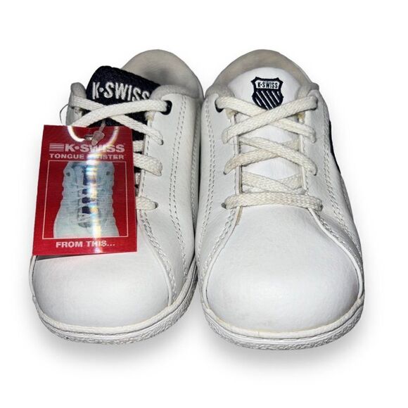K-Swiss Classic Pro Reversible Tongue Technology White/Navy 21016109 Infant 8.5 - Picture 3 of 11